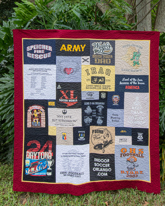 Military T-shirt Quilt