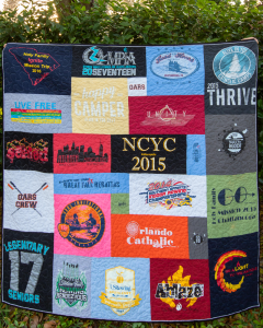 High School Memories T-shirt Quilt