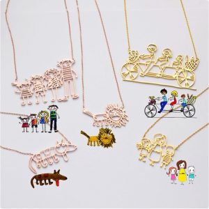 Children's Artwork into Jewelry