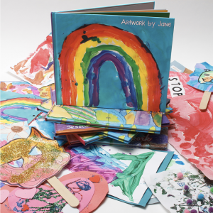 Children's Artwork into a book