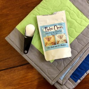 Eliminate yellowing in quilts