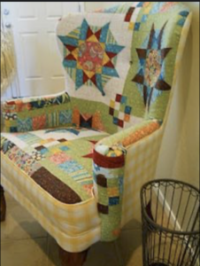 Cutter Quilt upholstered chair