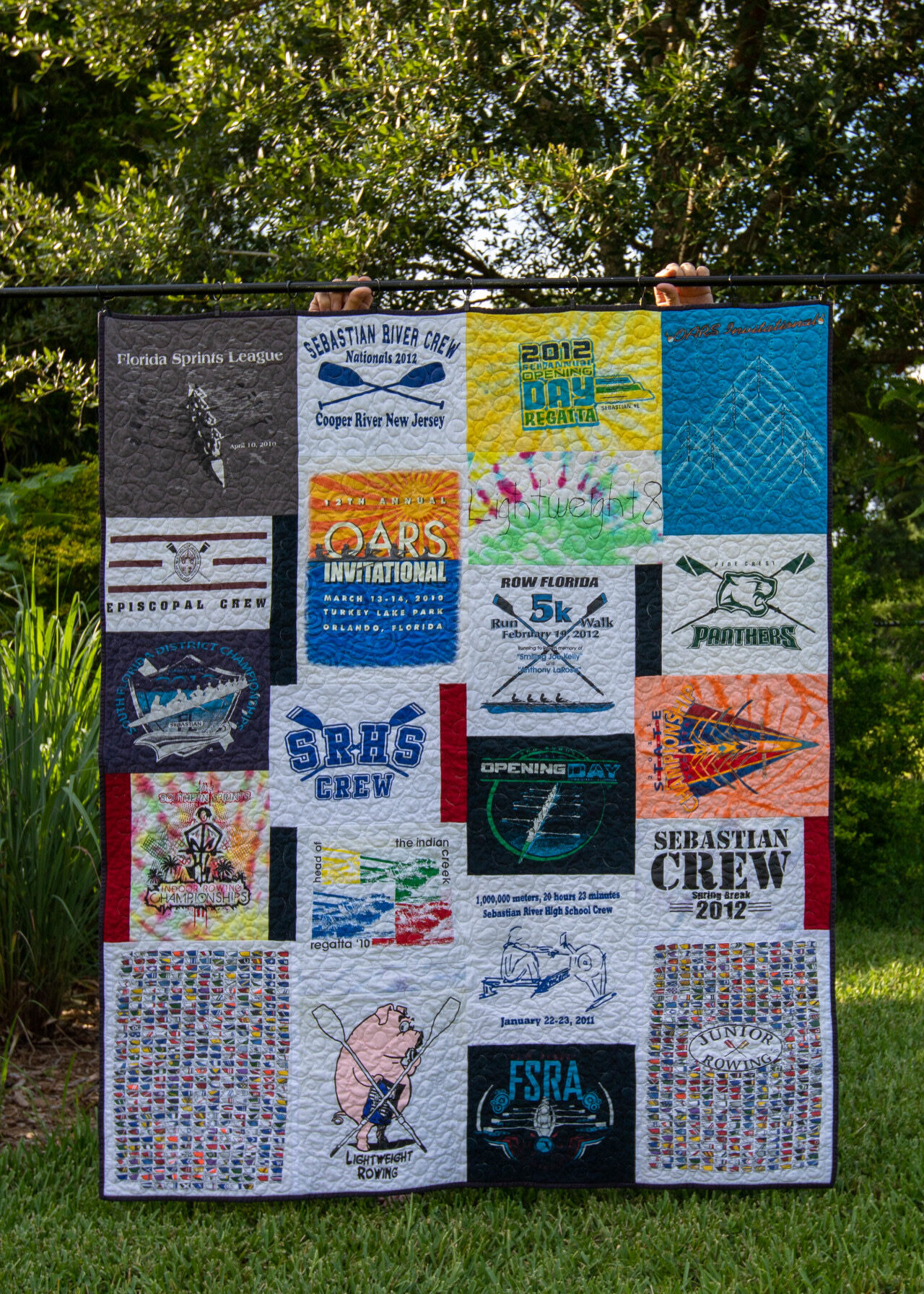 Rowing T-shirt Quilt